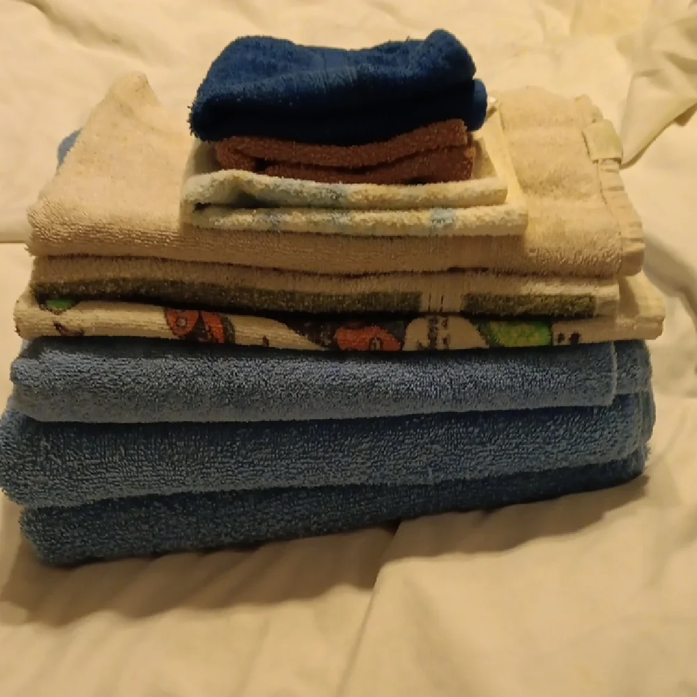 Blue Bath Towel